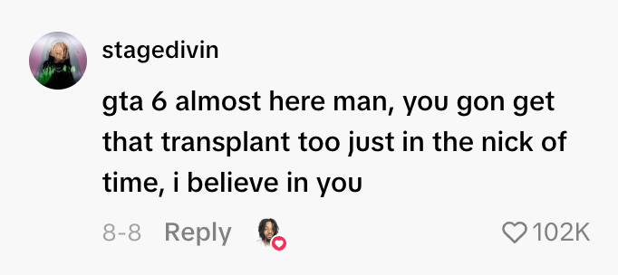 A supportive social-media comment posted at 3:39:59 PM.